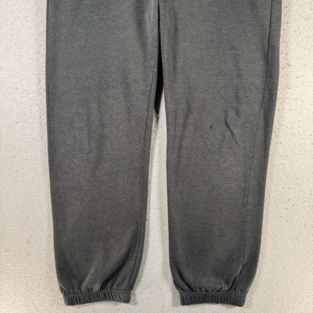 Vintage Adidas Sweatpants Adult Medium Gray Embroidered Cuff Fleece‎ Sportswear